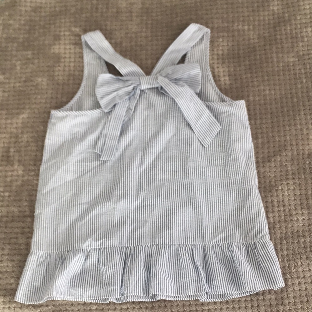 Blue pin stripes tank top - Picture 5 of 6